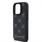 Husa telefon Karl Lagerfeld PU Karl Heads Pattern MagSafe Case pentru iPhone 15 Pro Max Black