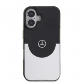 Husa telefon Mercedes PC/TPU Double Layer MagSafe Case pentru iPhone 16 Black/Silver