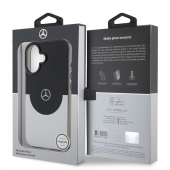 Husa telefon Mercedes PC/TPU Double Layer MagSafe Case pentru iPhone 16 Black/Silver