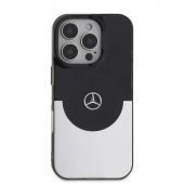 Husa telefon Mercedes PC/TPU Double Layer MagSafe Case pentru iPhone 16 Pro Max Black/Silver