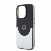 Husa telefon Mercedes PC/TPU Double Layer MagSafe Case pentru iPhone 16 Pro Max Black/Silver