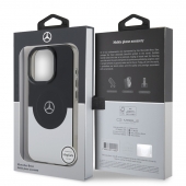 Husa telefon Mercedes PC/TPU Double Layer MagSafe Case pentru iPhone 16 Pro Max Black/Silver