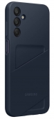 Husa telefon Samsung Card Slot pentru Galaxy A15 4G/5G Blue Black