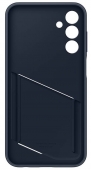 Husa telefon Samsung Card Slot pentru Galaxy A15 4G/5G Blue Black
