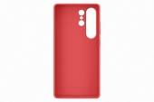 Husa telefon Samsung Silicone Cover pentru Galaxy S25 Ultra Red