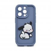 Husa TPU 3D Doll Apple Iphone 12 (6.1) Grey 