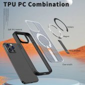 Husa TPU+PC 3D Net Samsung Galaxy S25 / S24 Black 