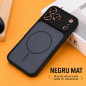 Husa TPU+PC Soft Color (cu Magsafe) Apple Iphone 11 Black 