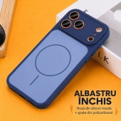 Husa TPU+PC Soft Color (fara Magsafe) Oppo A6 Pro 5G Blue 