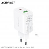 Incarcator priza Acefast A25 20W PD alb fara cablu