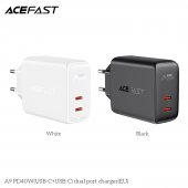 Incarcator priza Acefast A9 40W PD (2C) alb fara cablu