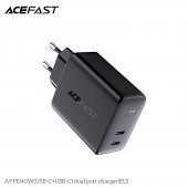 Incarcator priza Acefast A9 40W PD (2C) negru fara cablu