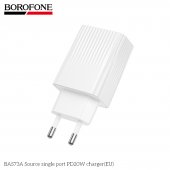 Incarcator priza Borofone BAS73A Source PD 20W fara cablu alb