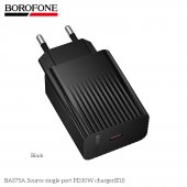 Incarcator priza Borofone BAS75A Source PD 30W fara cablu negru