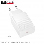 Incarcator priza Borofone BAS75A Source PD30W fara cablu alb