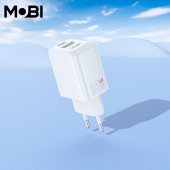 Incarcator priza Mobi MP-30 1A1C PD 30W  QC 3.0 alb