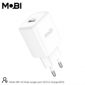 Incarcator priza Mobi MP-40 18W fara cablu alb
