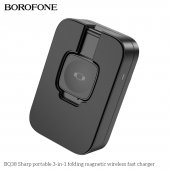 Incarcator wireless pliabil 3 in 1 Borofone BQ38 Sharp negru