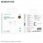 Pad incarcare wireless Borofone BQ35 Type-C pentru Apple Watch alb