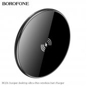 Pad incarcare wireless Borofone BQ36 Juniper fast charge 15W negru