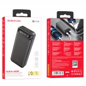 Power Bank Borofone BJ14AP Freeway 2xUSB 20000mAh negru