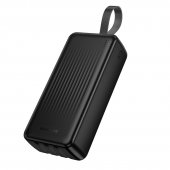 Power Bank Borofone BJ79BP Clever 30000mAh USB cu cabluri Type-C si Lightning negru