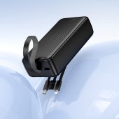 Power Bank Borofone BJ79BP Clever 30000mAh USB cu cabluri Type-C si Lightning negru