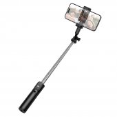 Selfie Stick Borofone BY14 Graceful Bluetooth cu trepied si telecomanda negru