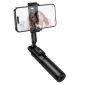 Selfie Stick Borofone BY14 Graceful Bluetooth cu trepied si telecomanda negru