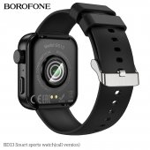 Smartwatch Borofone BD13 cu apelare negru
