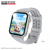 Smartwatch Borofone BD15 cu apelare argintiu