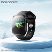 Smartwatch Borofone BD6 cu apelare argintiu
