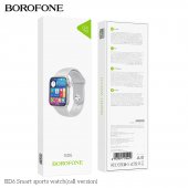 Smartwatch Borofone BD6 cu apelare argintiu