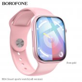 Smartwatch Borofone BD6 cu apelare rose gold