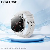 Smartwatch Borofone BD7 cu apelare gri metal