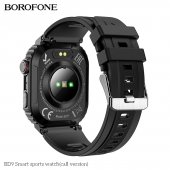 Smartwatch Borofone BD9 cu apelare argintiu