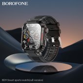 Smartwatch Borofone BD9 cu apelare argintiu