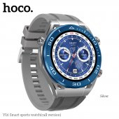 Smartwatch Hoco Y16 Smart cu apelare argintiu