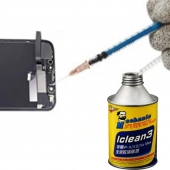 Solutie pentru indepartarea adezivului de la rama Mechanic iClean3 250 ml