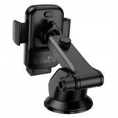 Suport auto Borofone BH222 Leading cu incarcare wireless negru