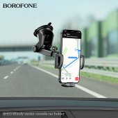 Suport auto Borofone BH53 Windy negru gri