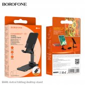 Suport de birou pentru telefon sau tableta de pana la 10 inch Borofone BH81 negru