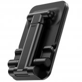 Suport de birou pentru telefon sau tableta de pana la 10 inch Hoco PH29A negru