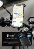 Suport telefon Rock Bike pentru bicicleta negru